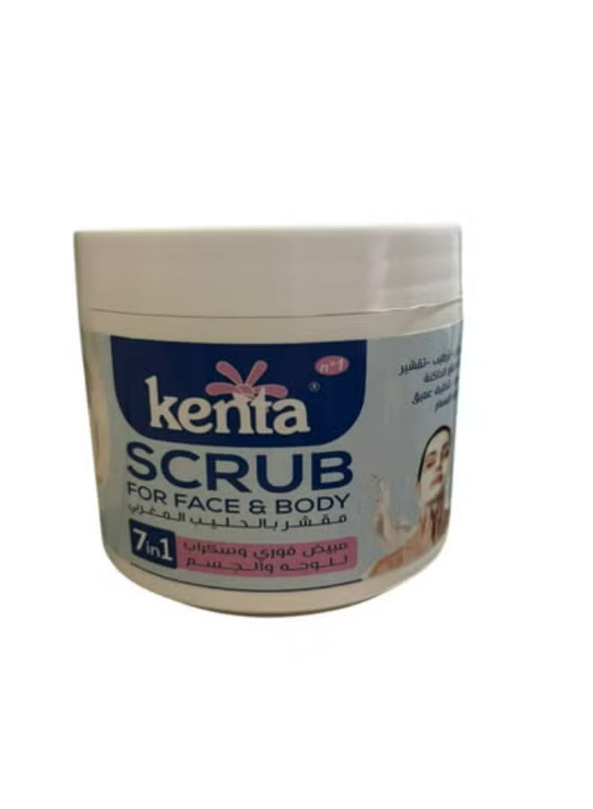 مقشر للوجه والجسم بحليب مغربي ٥٠٠ مل